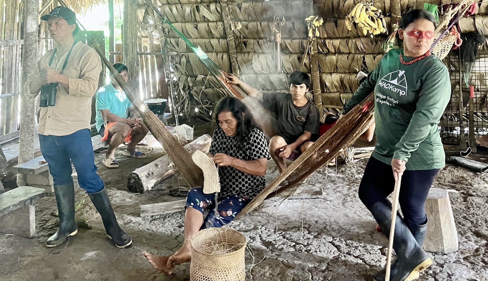 Waorani home in Ecuador's Amazon